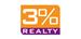 3 Percent Realty Solution logo